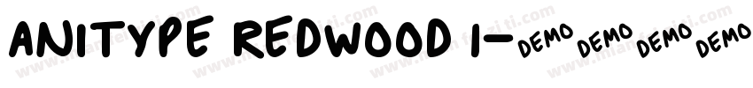 Anitype Redwood 1字体转换